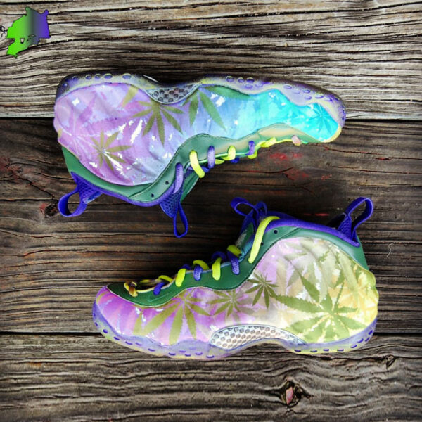 Custom Nike Foamposite One "420" by GourmetKickz - Image 2