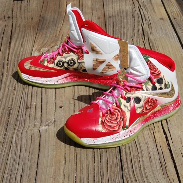 Custom "Before HeRose" LeBron X by GourmetKickz - Image 2