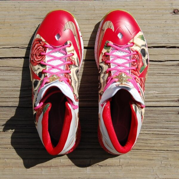 Custom "Before HeRose" LeBron X by GourmetKickz - Image 7