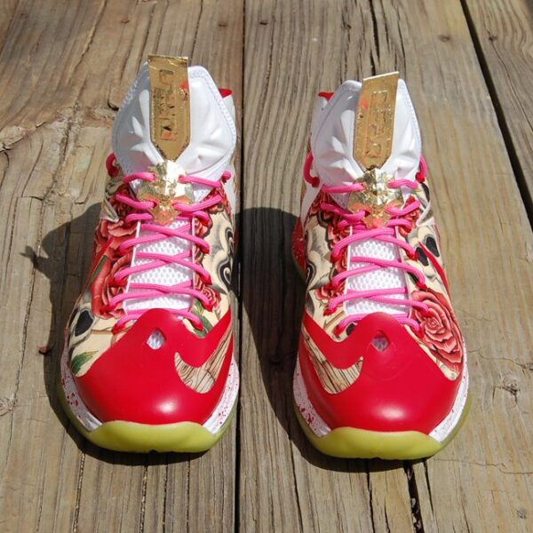 Custom "Before HeRose" LeBron X by GourmetKickz - Image 8