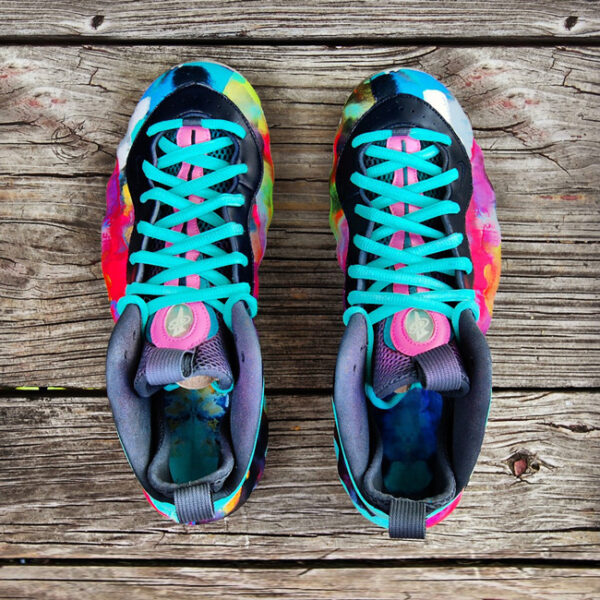 Custom "Colorful Asylum" Foamposite by GourmetKickz aka "Full Color Rorschach" - Image 5