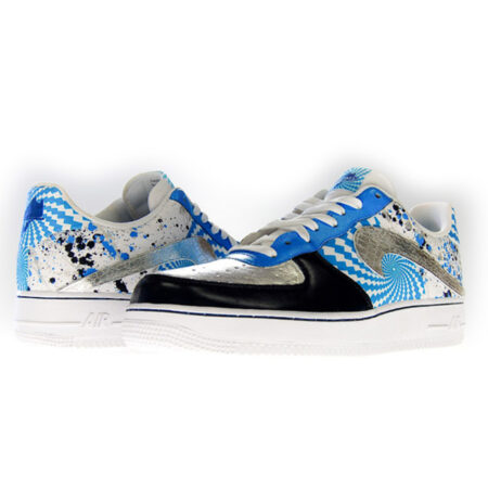 Custom Hypno-Silver AF1 Low by GourmetKickz