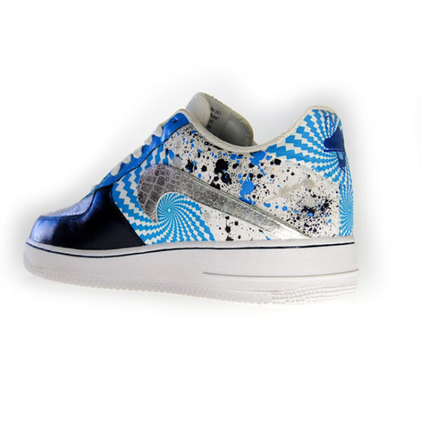 Custom Hypno-Silver AF1 Low by GourmetKickz - Image 5
