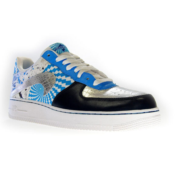 Custom Hypno-Silver AF1 Low by GourmetKickz - Image 9