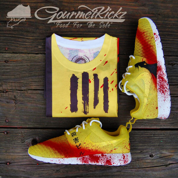 Custom Kill Bill II Roshe Run by GourmetKickz - Image 7