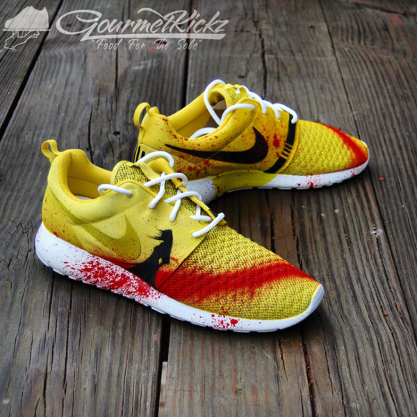 Custom Kill Bill II Roshe Run by GourmetKickz - Image 5