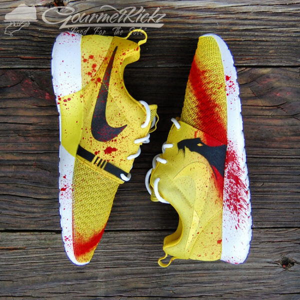 Custom Kill Bill II Roshe Run by GourmetKickz - Image 2