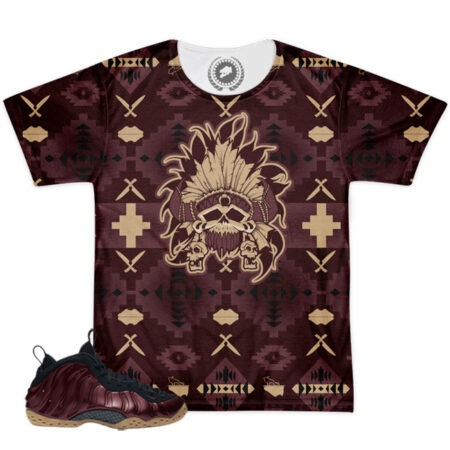 Shirt to Match Foamposite One Night Maroon Sneaker Colorway | Fall Beacons
