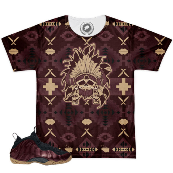 Shirt to Match Foamposite One Night Maroon Sneaker Colorway | Fall Beacons