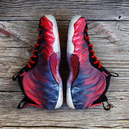 Custom "Norman You Devil" Foamposite by GourmetKickz