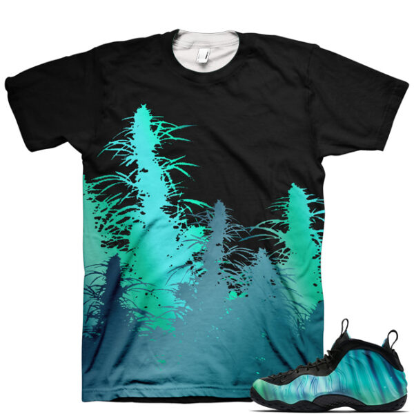 Shirt to Match Northern Lights Foamposite Sneaker Colorway | V10