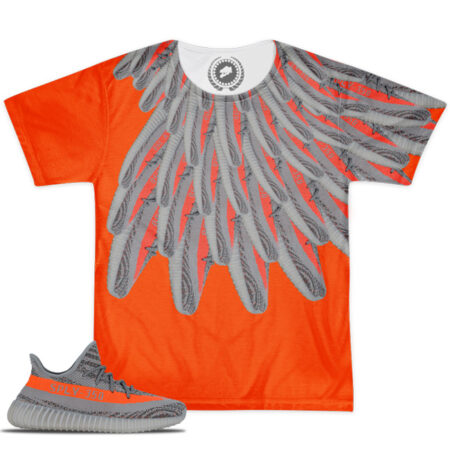 Shirt to Match Yeezy Boost 350 V2 Beluga Solar Red Sneaker Colorway | Winged V1