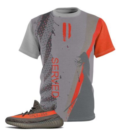 Shirt to Match Yeezy Boost 350 V2 Beluga-Solar Red Sneaker Colorway | V1
