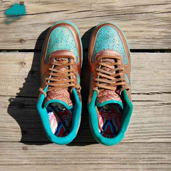 Custom Nike AF1 Low "Copper Dragon" by GourmetKickz - Image 7