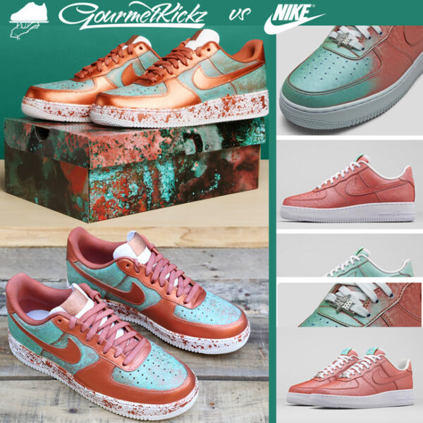 GourmetKickz Custom "Patina Pack" AF1 | Statue of Liberty - Image 10