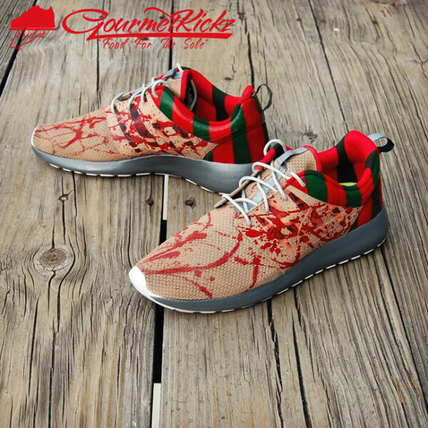 Custom Nike Roshe Run Premium "Freddy Krueger" by Chef - Image 5