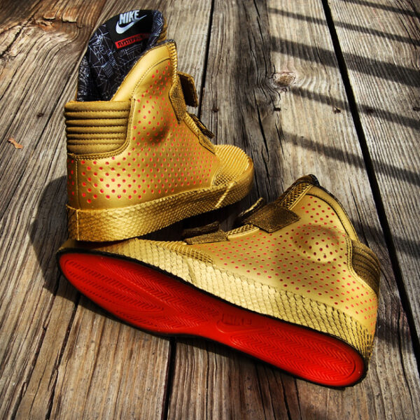 Custom "Gold Stepper" Flystepper 2K3 by GourmetKickz - Image 4