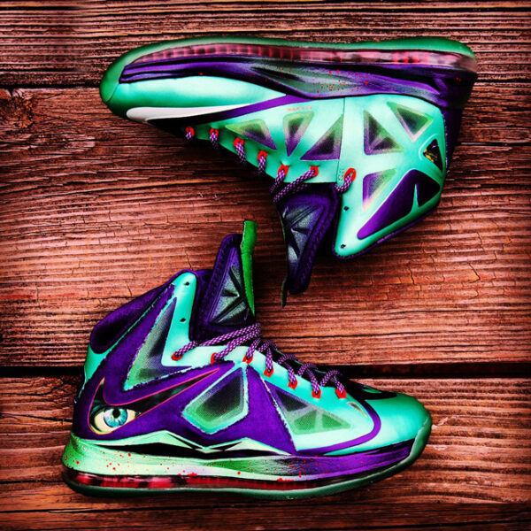 Custom 1 of 1 LeBron X | You and Chef Collab on a Sneaker | Everything Included - Image 3