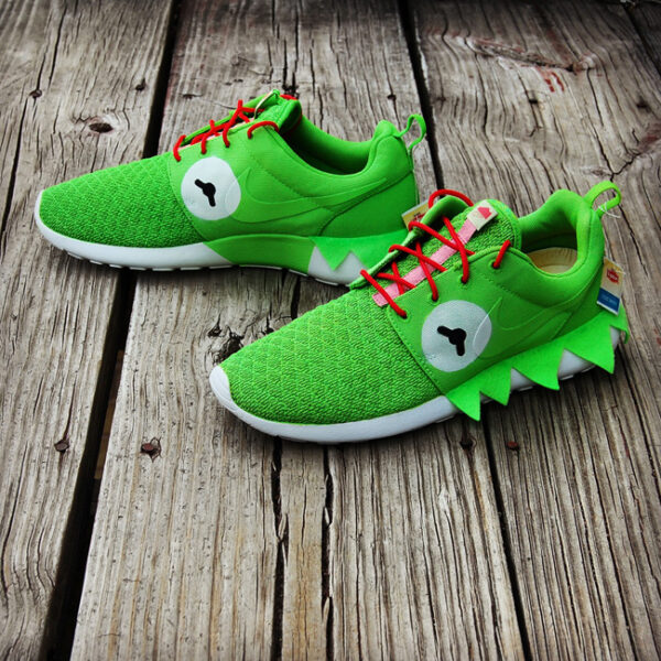 Custom "Kermit Meme" Roshe Run by GourmetKickz | Limited - Image 6