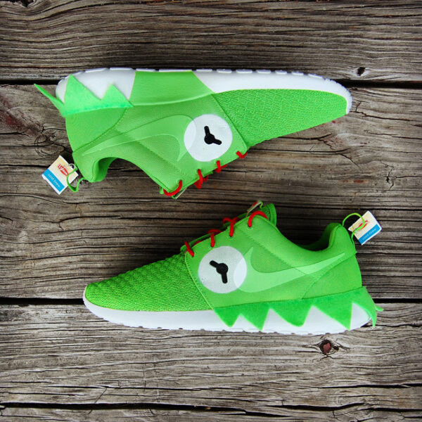 Custom "Kermit Meme" Roshe Run by GourmetKickz | Limited - Image 7