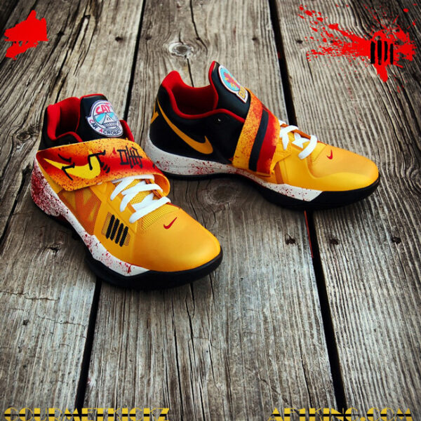 Custom "Kill Bill" KD IV (4) by GourmetKickz | Last Pair in the World - Image 5
