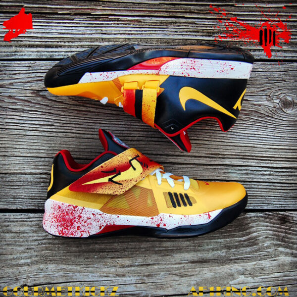Custom "Kill Bill" KD IV (4) by GourmetKickz | Last Pair in the World - Image 8