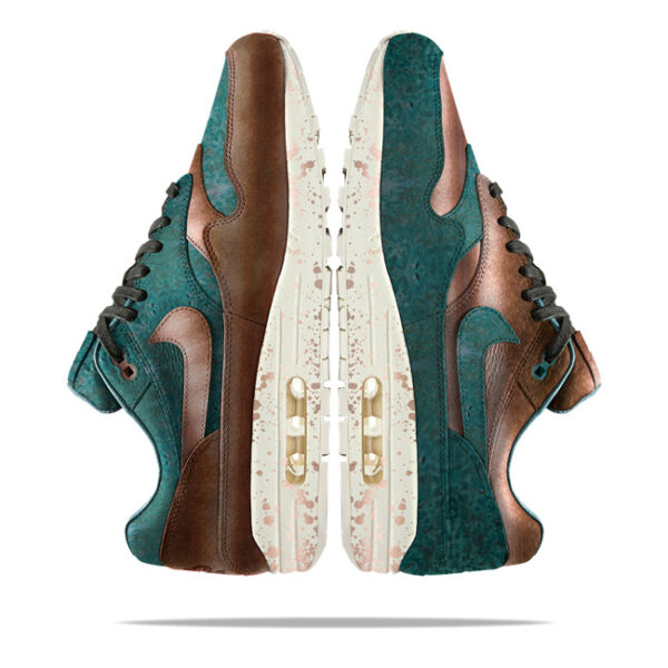 Custom Nike Air Max 1 Pinnacle Un-Patina by GourmetKickz - Image 4