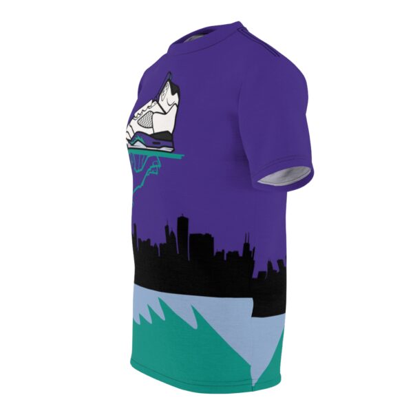 Shirt to Match Jordan 5 Grape 2025 "Now Serving Over The Chi" V3 - Image 4