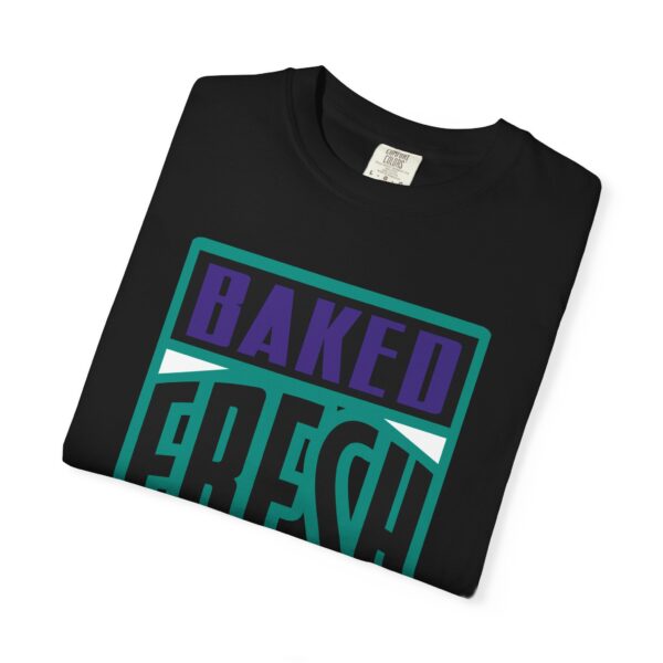 Shirt to Match Jordan 5 Grape 2025 Baked Fresh Daily in Black - Image 3