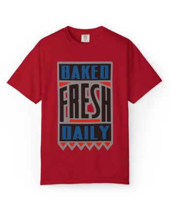 Shirt to Match Jordan 3 "Rare Air" Baked Fresh Daily Graphic Tee in Red