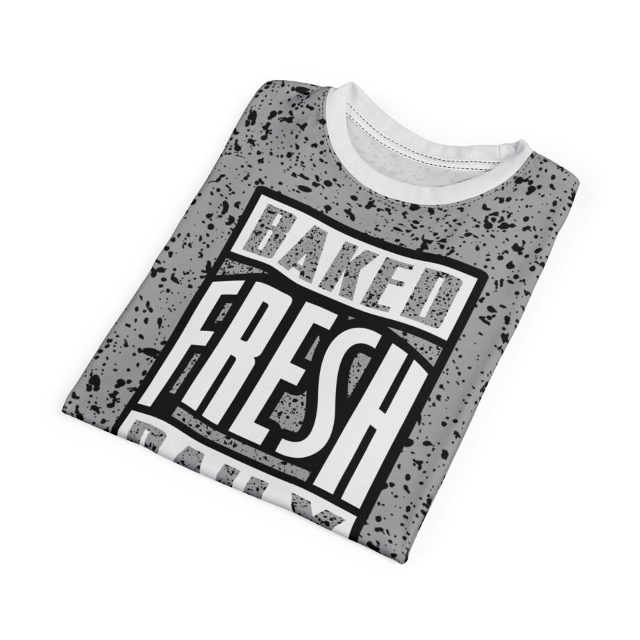 Shirt to Match Jordan 4 White Cement "Baked Fresh Daily" V3