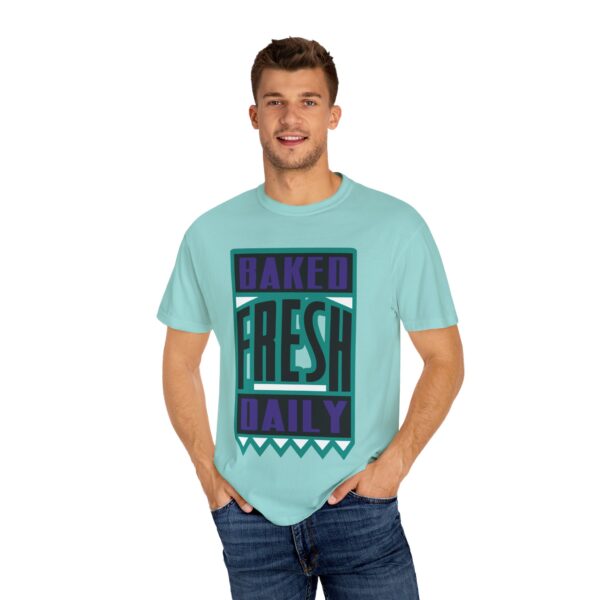 Shirt to Match Jordan 5 Grape 2025 Baked Fresh Daily in Mint - Image 4