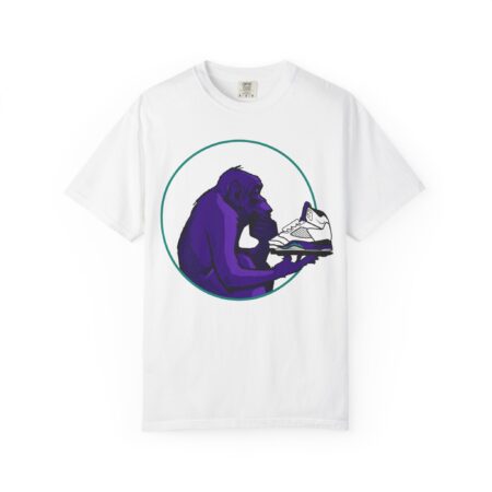 Shirt to Match Jordan 5 Grape 2025 Ape Ponders Grape in White