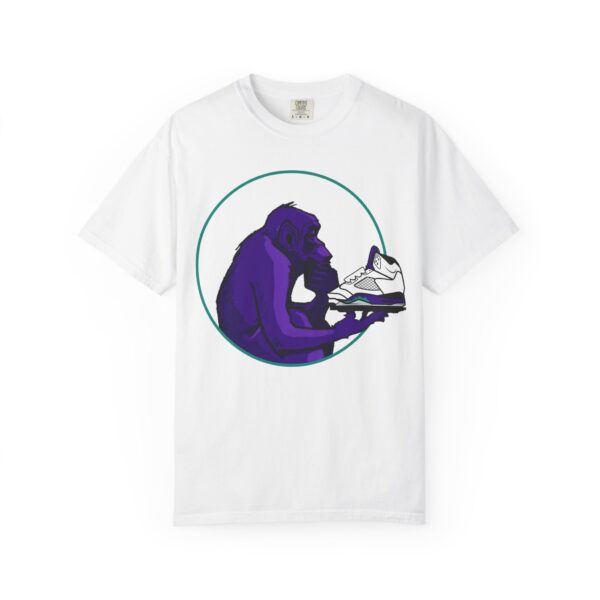Shirt to Match Jordan 5 Grape 2025 Ape Ponders Grape in White