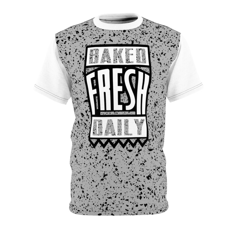 Shirt to Match Jordan 4 White Cement "Baked Fresh Daily" V3