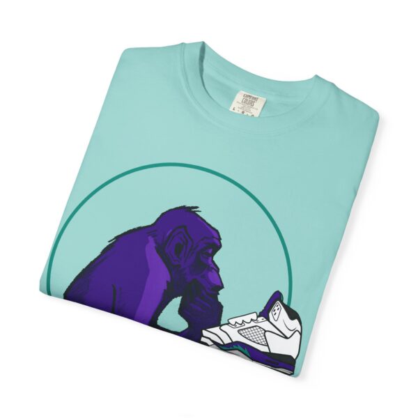 Shirt to Match Jordan 5 Grape 2025 Ape Ponders Grape in Mint - Image 3