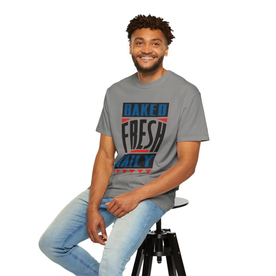 Shirt to Match Jordan 3 "Rare Air" Baked Fresh Daily Graphic Tee in Grey