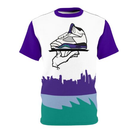 Shirt to Match Jordan 5 Grape 2025 "Now Serving Over The Chi"