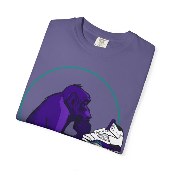 Shirt to Match Jordan 5 Grape 2025 Ape Ponders Grape in Grape - Image 3