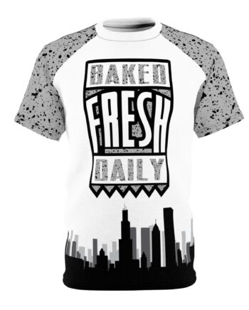 Shirt to Match Air Jordan 4 “White Cement” Baked Fresh Daily V2