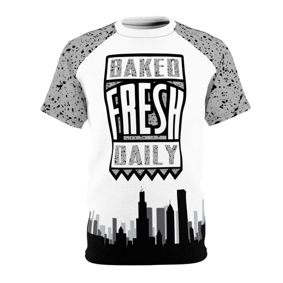 Shirt to Match Air Jordan 4 “White Cement” Baked Fresh Daily V2