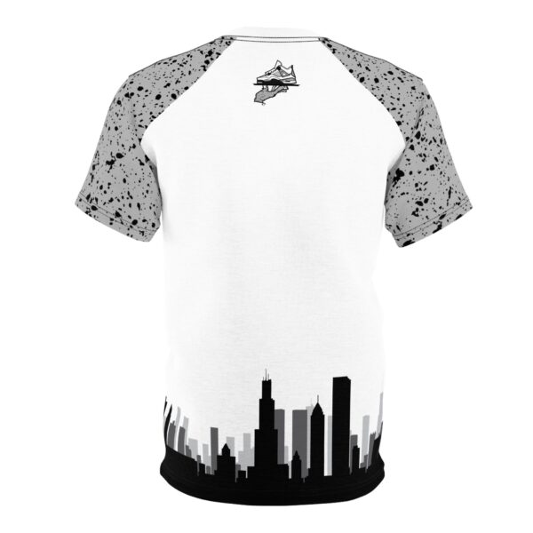 Shirt to Match Jordan 4 White Cement "Now Serving Over The Chi" - Image 3