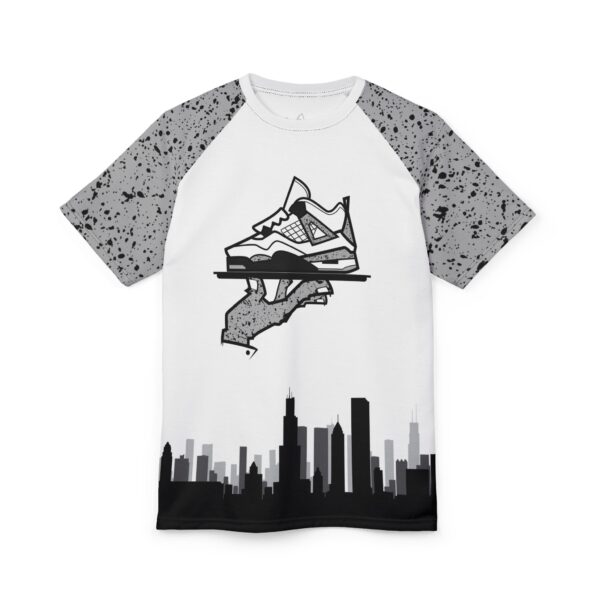 Shirt to Match Jordan 4 White Cement "Now Serving Over The Chi" - Image 2