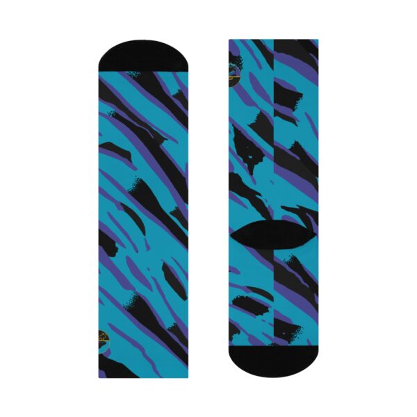 Socks to Match Jordan 8 Aquas MidSole GourmetSockz - Image 4