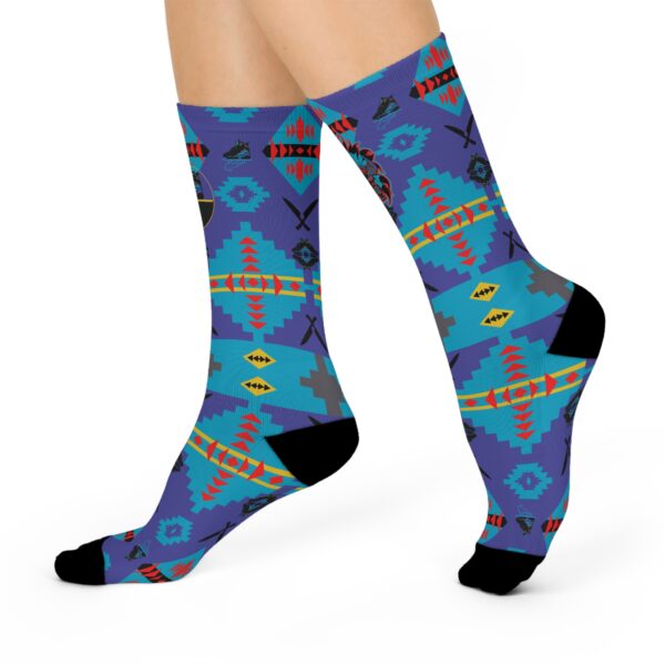 Socks to Match Jordan 8 Aquas Beacon Printed Sole CHiEF GourmetSockz