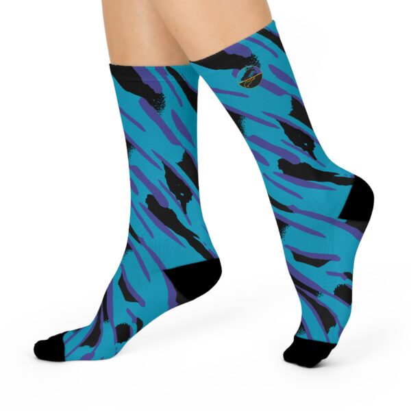 Socks to Match Jordan 8 Aquas MidSole GourmetSockz - Image 2