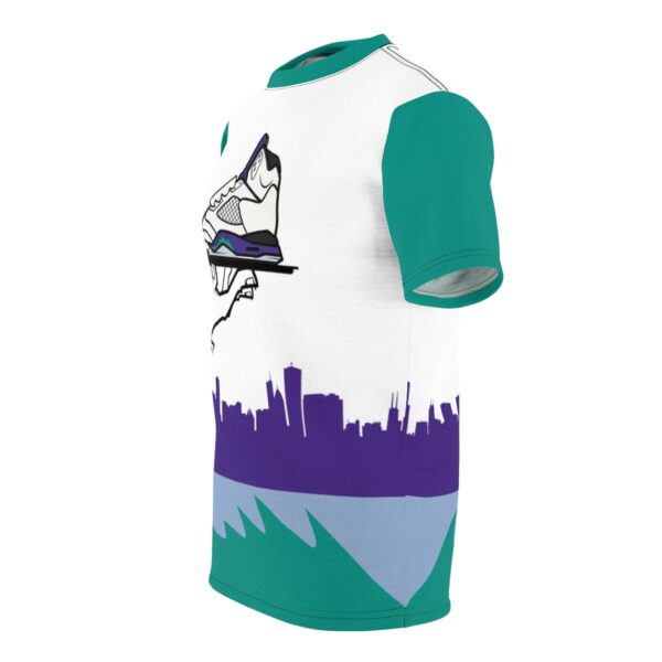 Shirt to Match Jordan 5 Grape 2025 "Now Serving Over The Chi" V2 - Image 4