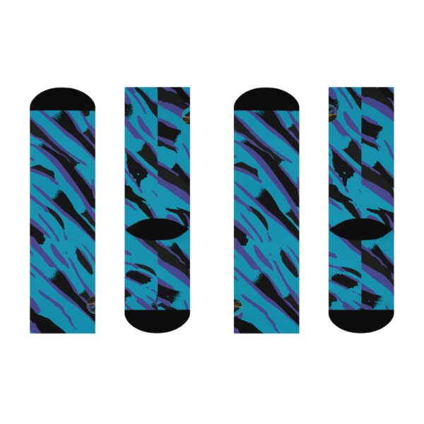 Socks to Match Jordan 8 Aquas MidSole GourmetSockz - Image 3