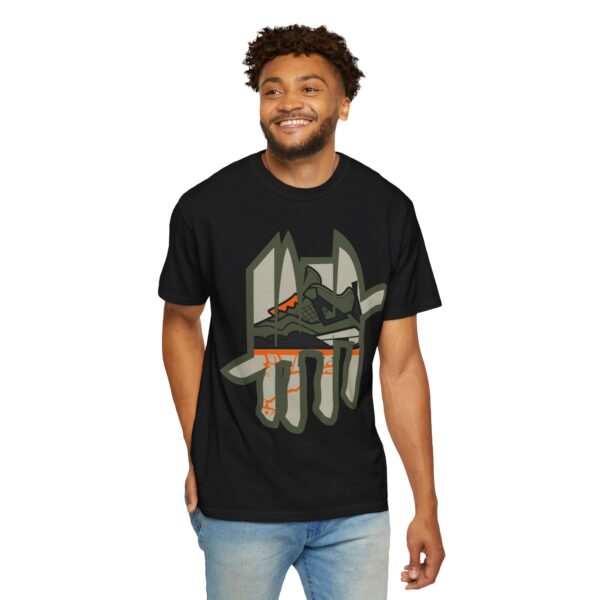 Shirt to Match Jordan 4 Undefeated Always Served rAIR x Now Serving Tee in Black - Image 4