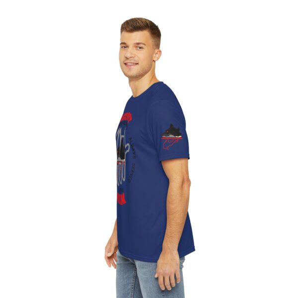 Shirt to Match Jordan 4 Rare Air GRMTKIX Still Kickin' Branded Slogan in Blue - Image 5